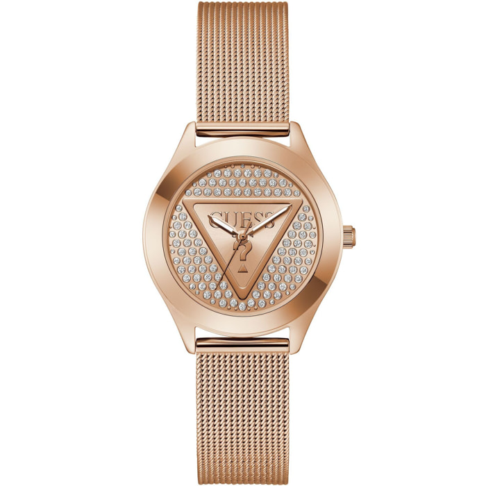 Guess Reloj Analógico De Cuarzo. Gt Glitz Plaque