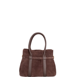 Borsa a mano da donna Made in Italy - Modello Lumina Lux - 100% pelle - 28.0 x 20.0 x 13.0 cm