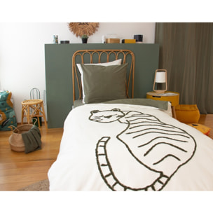 Parure de lit enfant 100% coton - TIGRE