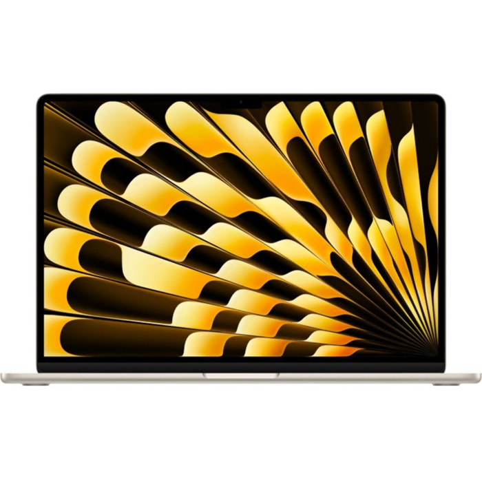 Ordinateur Apple MACBOOK Air 15" Puce M5 CPU 10 / GPU 10 coeurs Mémoire RAM 16Go Stockage 1To SSD Lumière stellaire