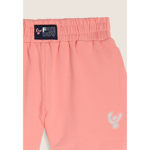 Pantaloncini Bambina in Cotone Elasticizzato con Logo FREDDY