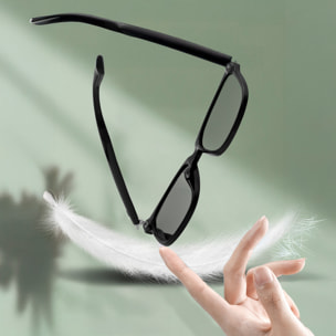 Gafas inteligentes GS08, llamada bluetooth, asistente de voz, control remoto de la cámara.