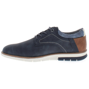 Armata di Mare Scarpe Uomo Scarponcino Casual Stringate con Soletta Rimovibile in Memory Foam AMU 1L909 Navy