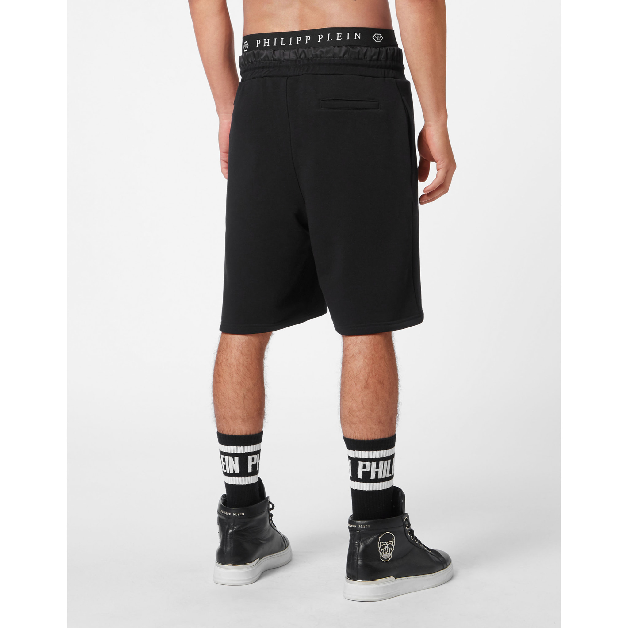 PHILIPP PLEIN Pantalones cortos deportivos HEXAGON