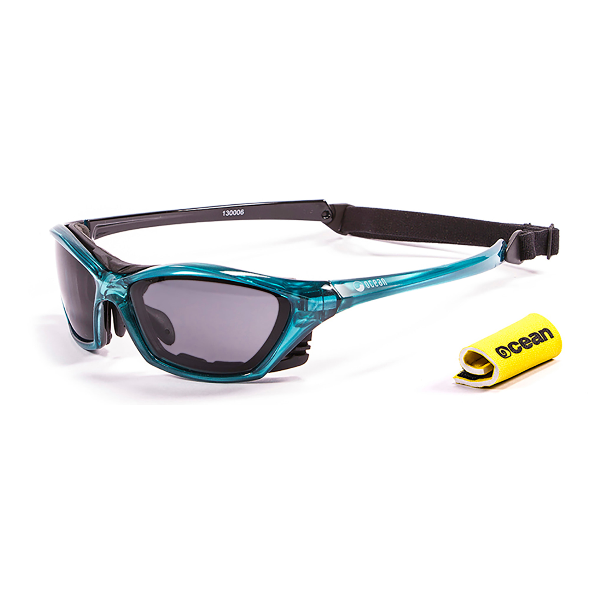 Gafas de deportes acuáticos OCEAN LAKE GARDA - Azul transparente / Ahumada