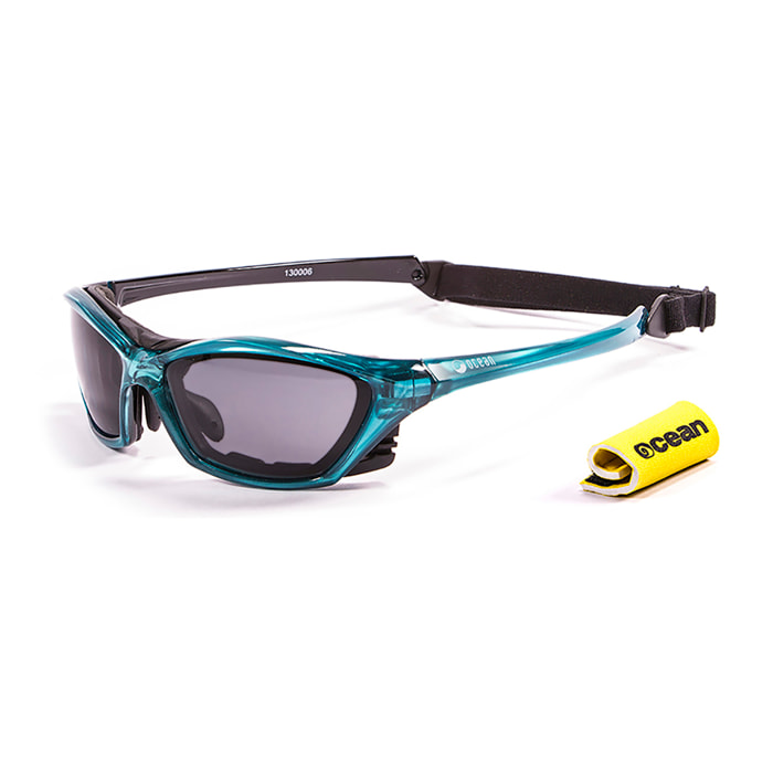 Gafas de deportes acuáticos OCEAN LAKE GARDA - Azul transparente / Ahumada