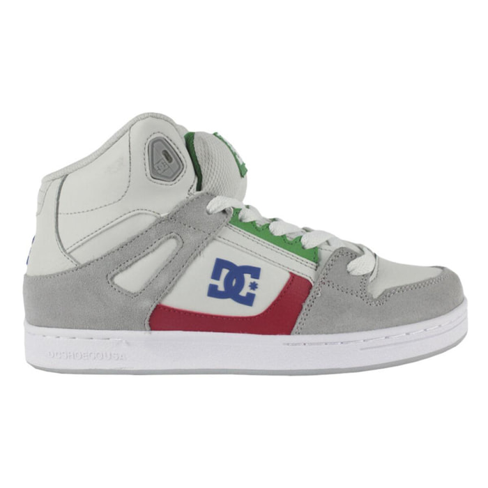 DC SHOES Pure high-top ADBS100242 GREY/GREY/GREEN (XSSG)