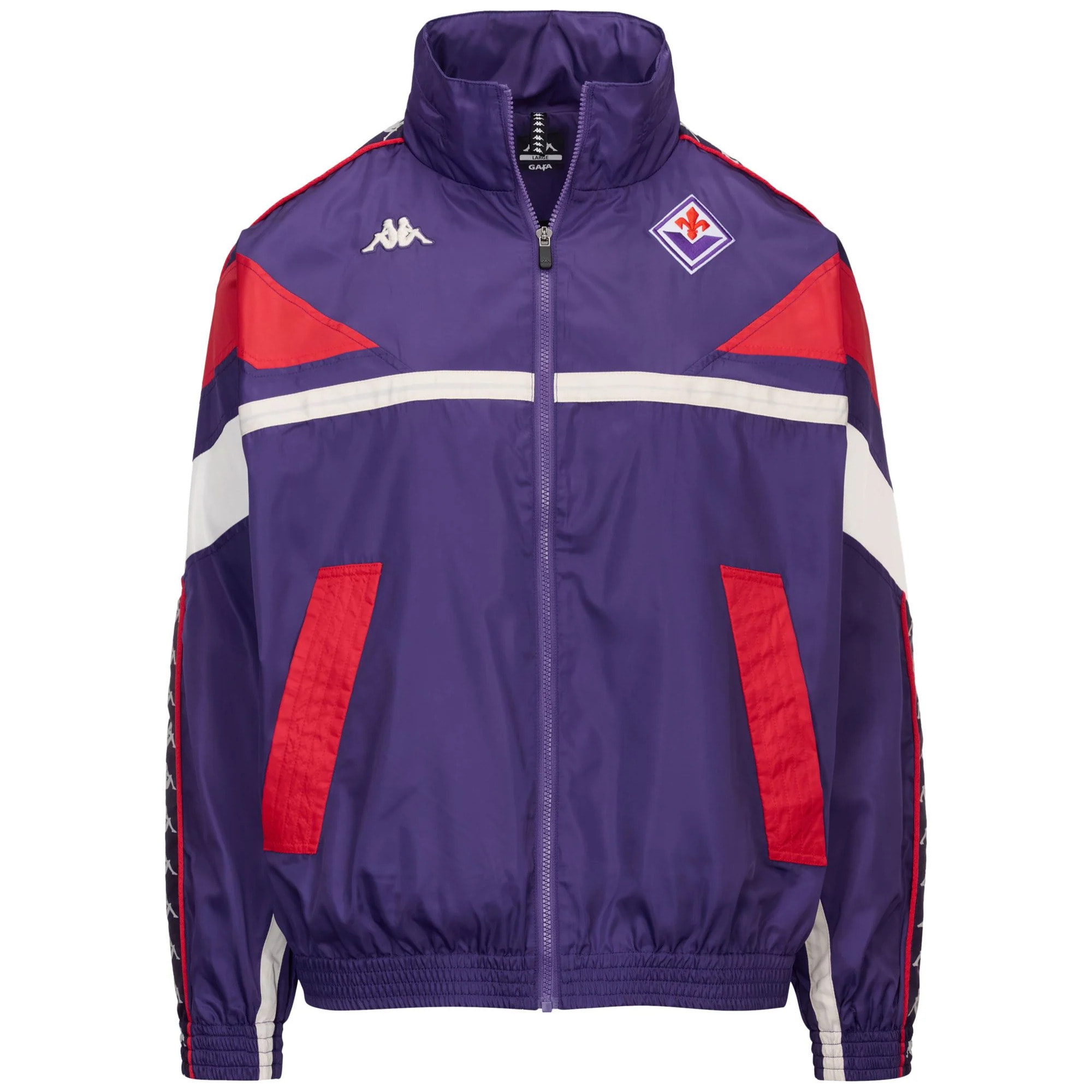 Kappa - Chaquetas Hombre Rojo - 222 Banda Folist Fiorentina