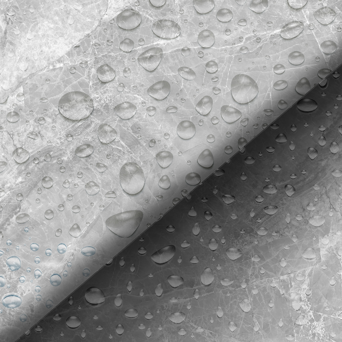 Sticker crédence adhésive - MARBRE GRIS - 60x200cm