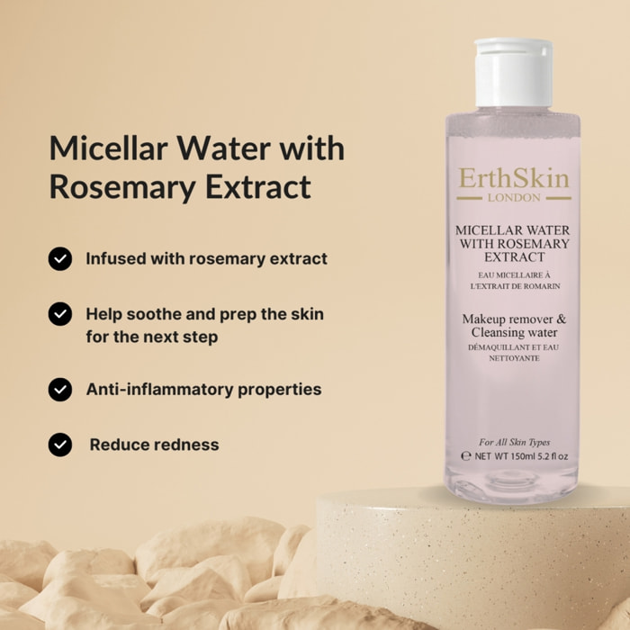 Agua Micelar con Extracto de Romero 150ml