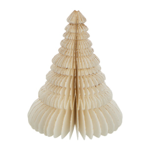 J-Line suspension Sapin De Noël - papier - crème/blanc - small - 2 pcs