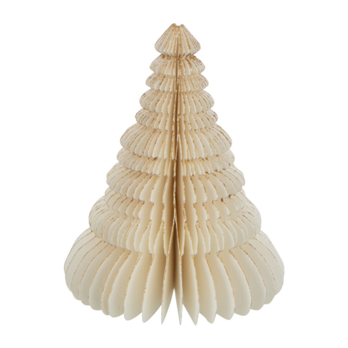 J-Line suspension Sapin De Noël - papier - crème/blanc - small - 2 pcs