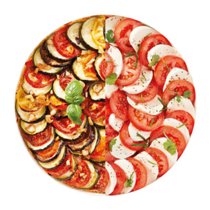 Plat à four rond blanc 18cm Smart Cuisine Diwali 250°C - Luminarc - Opale culinaire extra léger et résistant