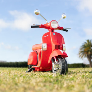 Moto eléctrica niños VESPA RED moto de bateria infantil 6V +3 años