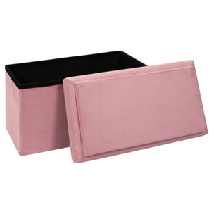 Coffre Banc Pliable Compatible Brique Rose M2