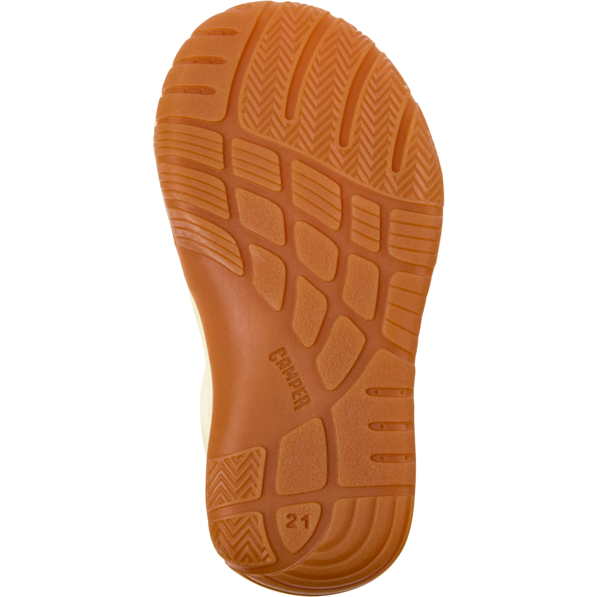 Zapatillas - CAMPER Peu Path Twins - Amarillo - Cuero nobuk