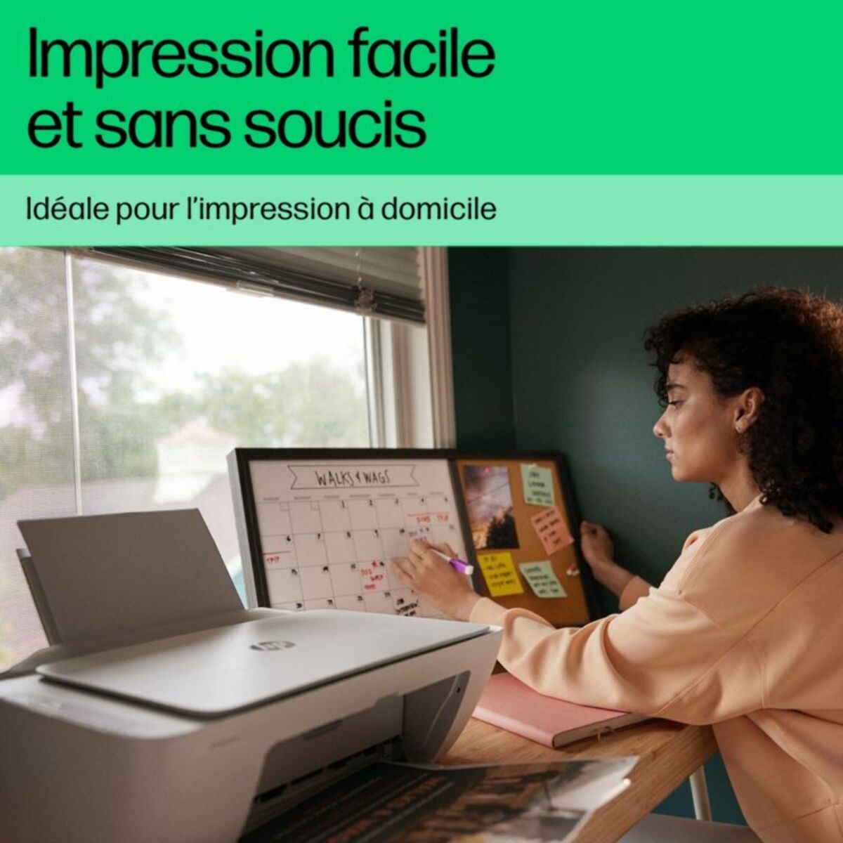 Imprimante jet d'encre HP Deskjet 2821e éligible Instant Ink
