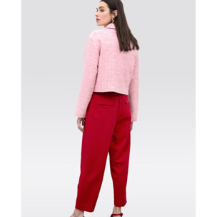 Pantaloni con pieghe