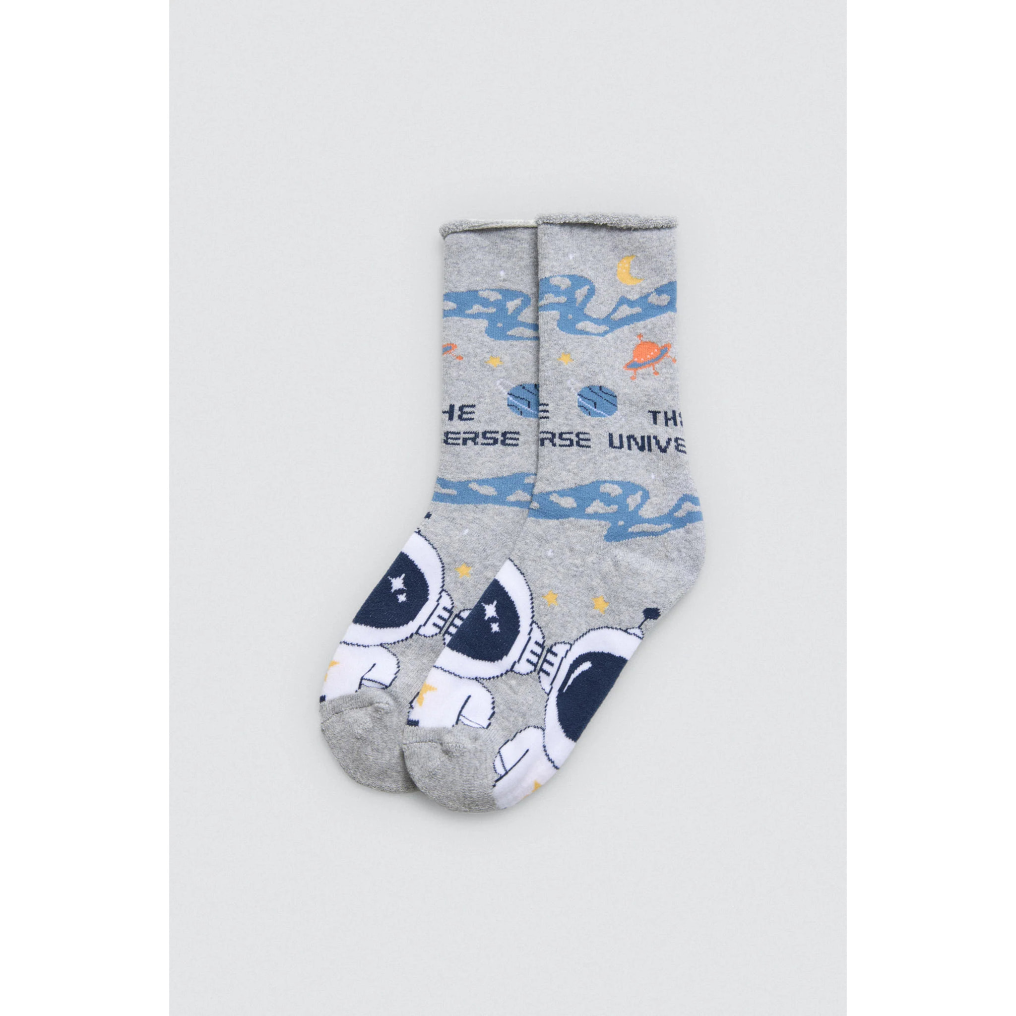 Confezione da 3 calzini termici per bambini senza polsini Universe