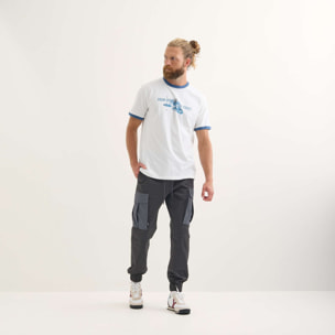 Camiseta MUNICH Barru lifestyle hombre de algodón orgánico blanco