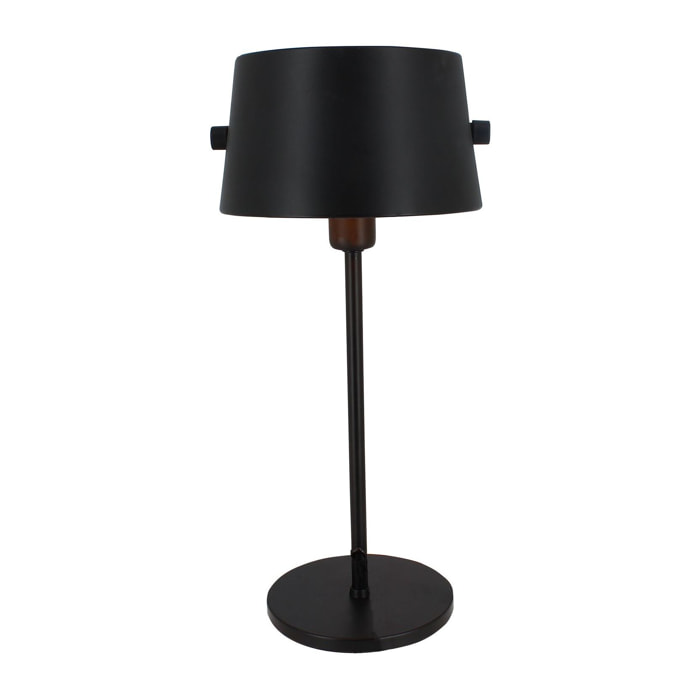 Lampe à poser en métal noir et doré TRENDY