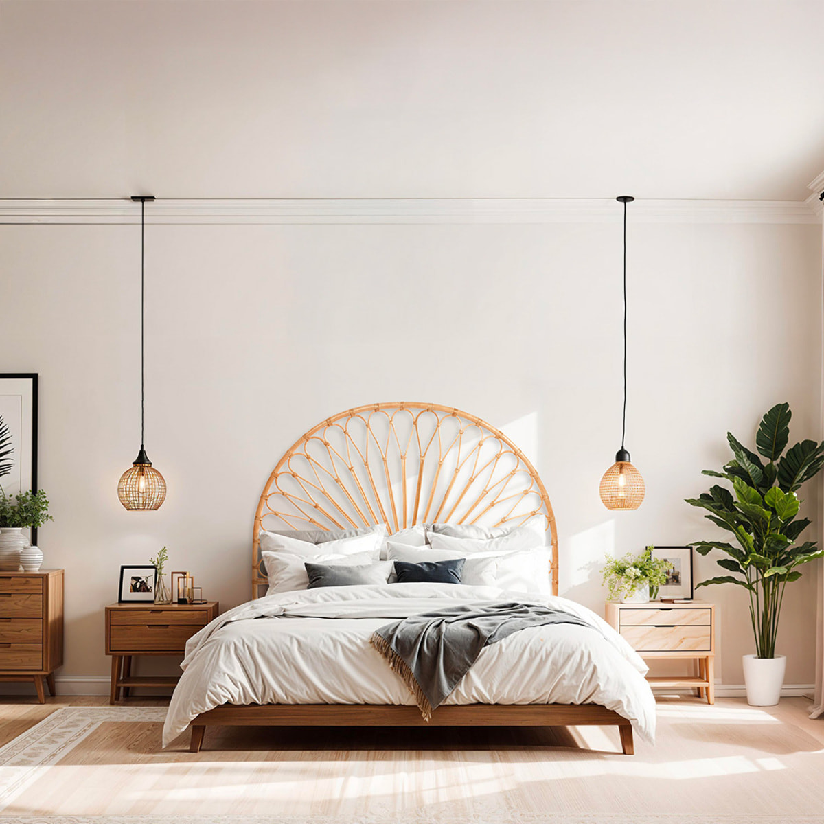 Tête de lit rotin CHIARA