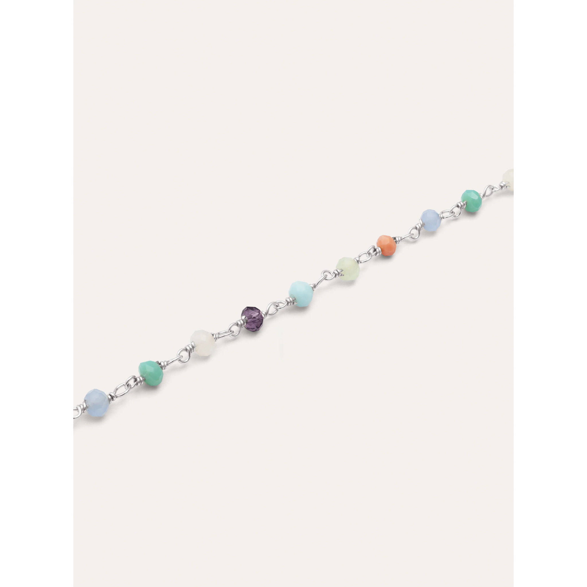 Collana Crystal Colors in Argento