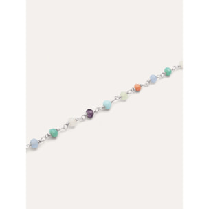 Collana Crystal Colors in Argento