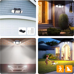2 Projecteurs solaires sensor RAYLITE