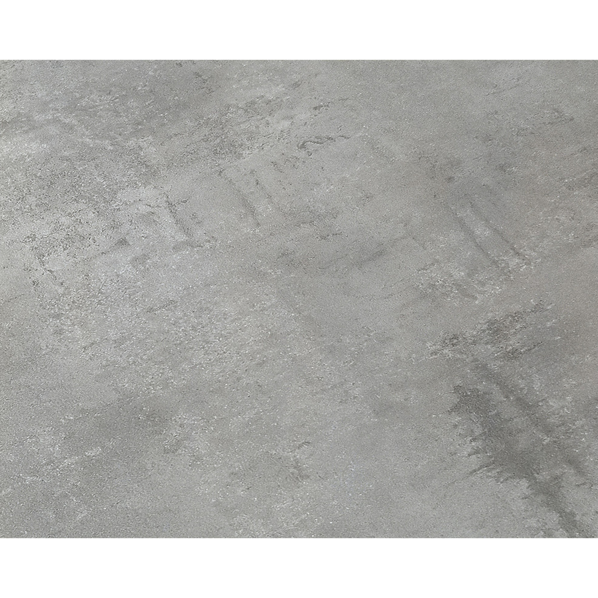 Tavolo CINQUALE in legno, finitura grigio cemento con gambe in metallo antracite, allungabile 140×90 cm – 220×90 cm