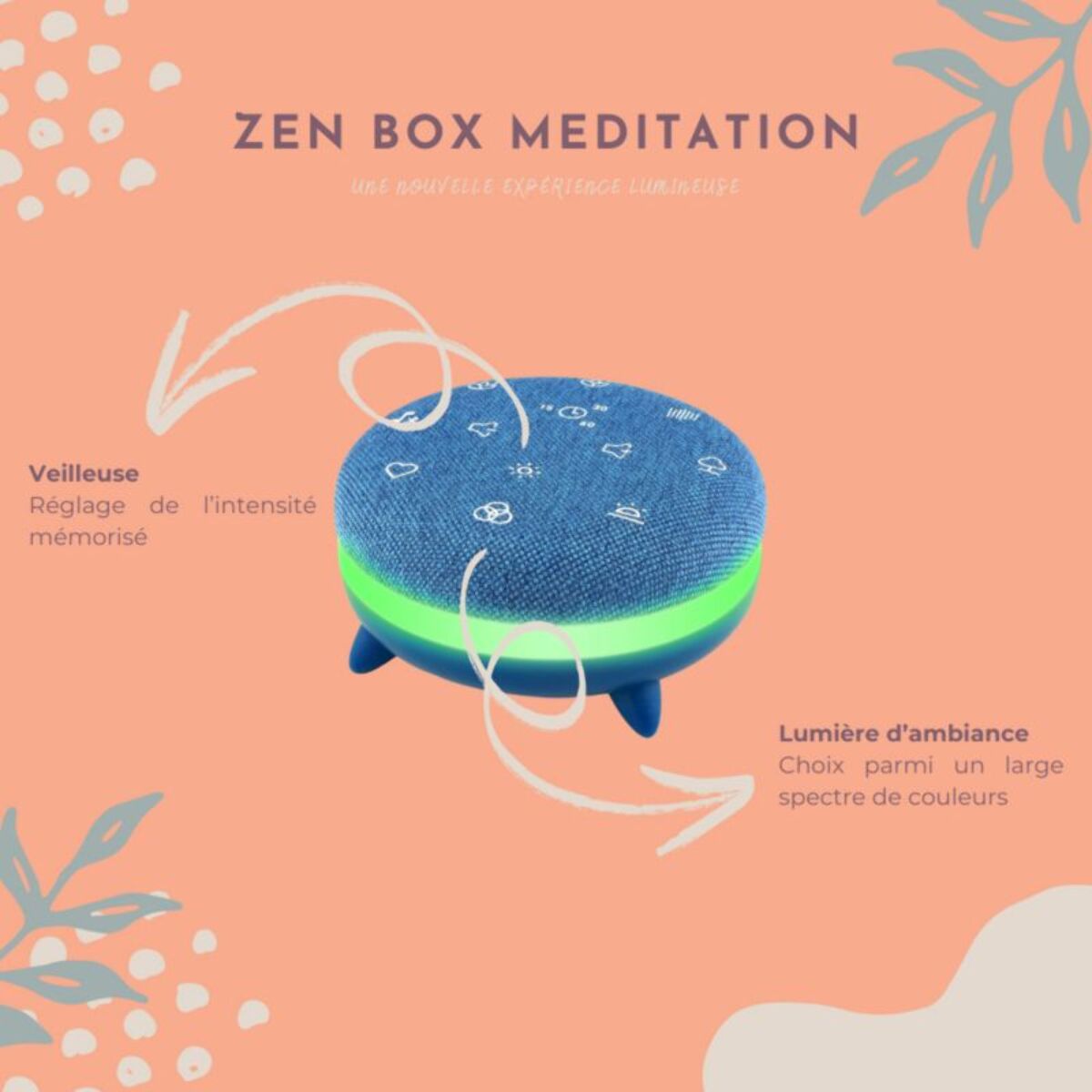 Générateur de bruits blancs TERRAILLON Zen Box Meditation