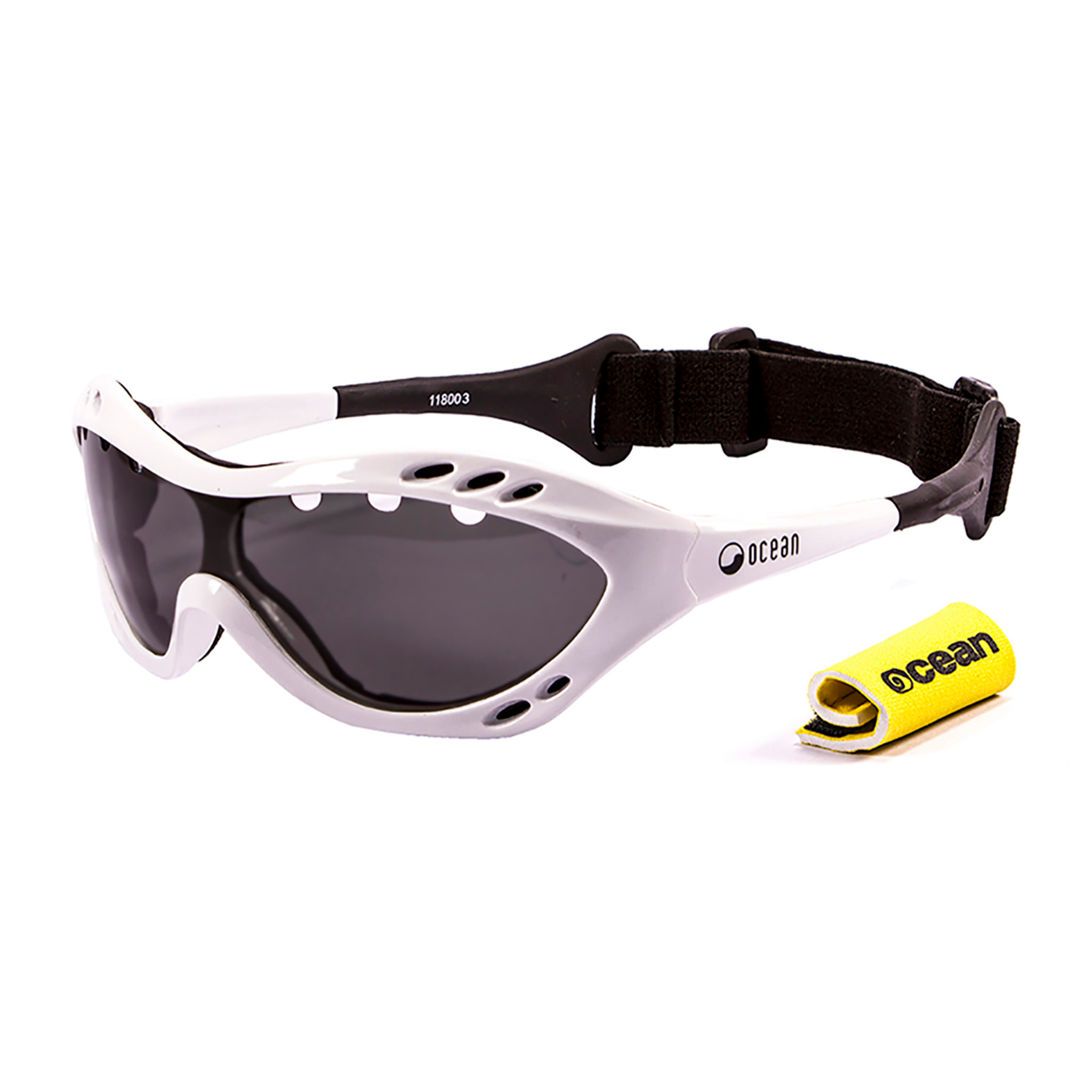 Gafas de deportes acuáticos OCEAN COSTA RICA - Blanco negro / Ahumada