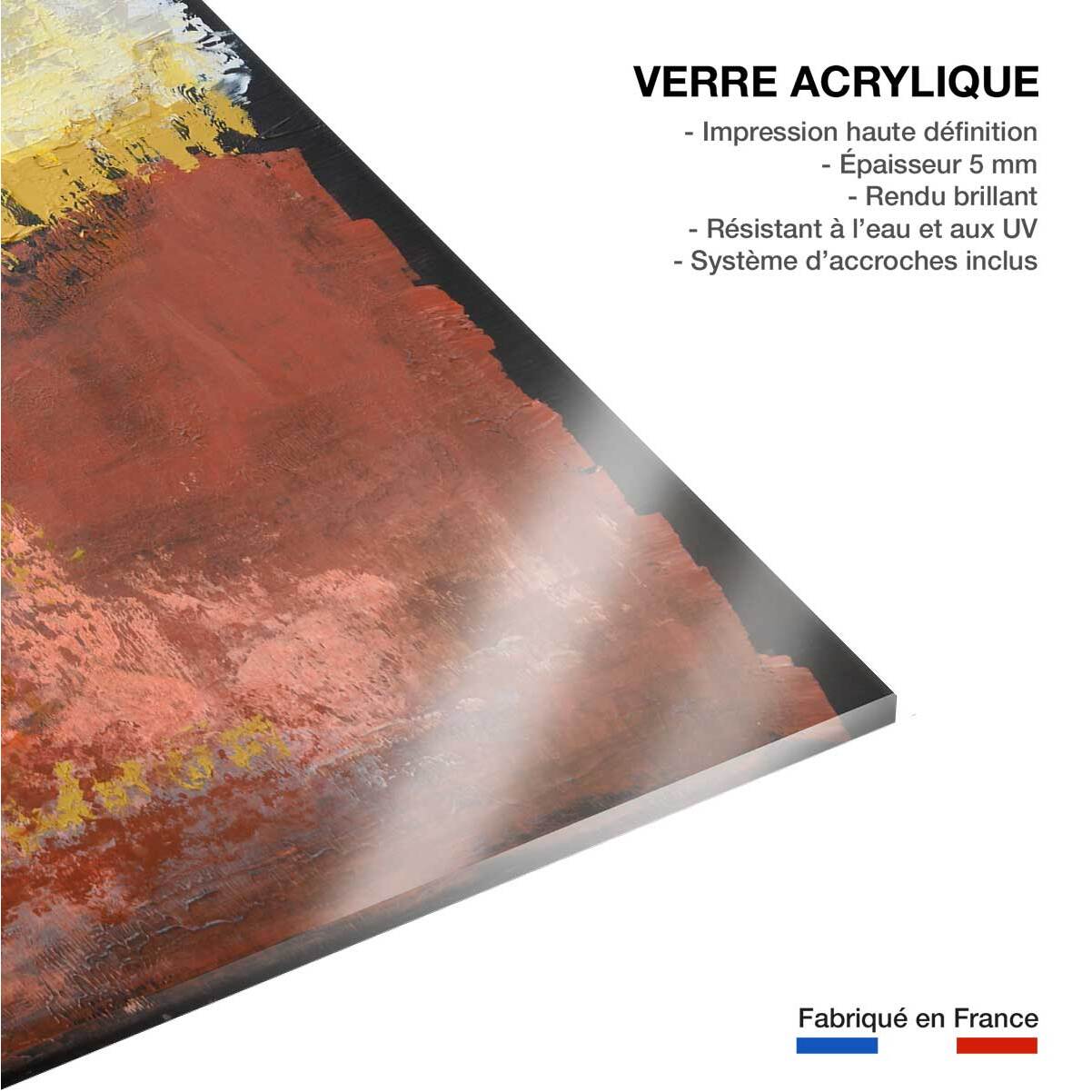 Tableau art primitif Tableau plexiglas