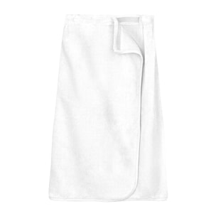 Pareo pur coton 420 g/m² uni blanc Elea blanc