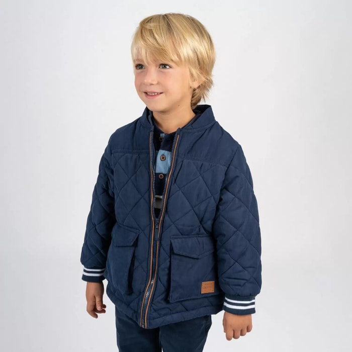 Ripley - OREJERAS CON SHERPA NIÑO CAMEL BLACK AND BLUE