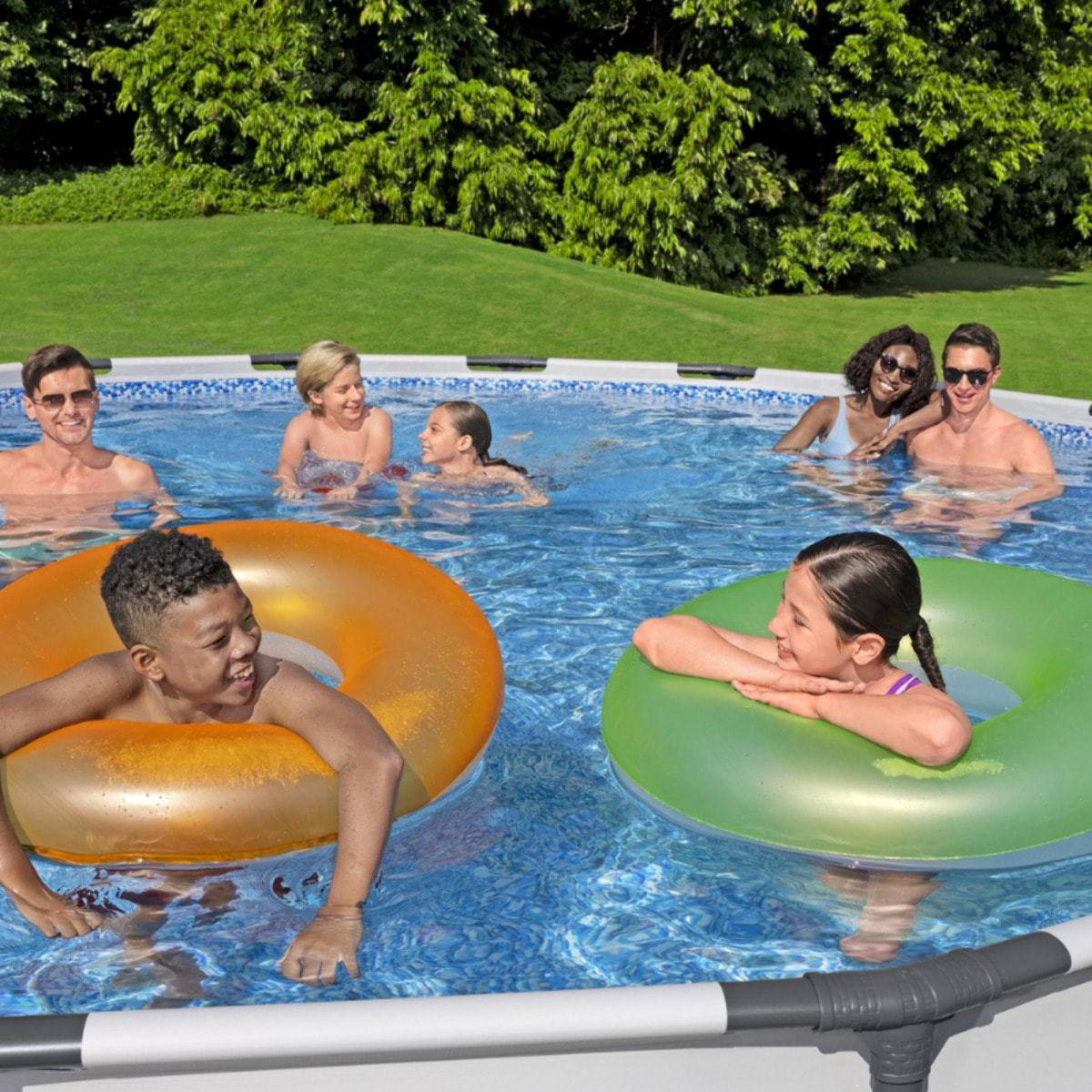 Bestway Piscine hors sol - Ronde - Steel Pro Max - 549 x 122 cm