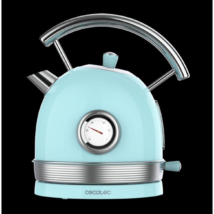 Cecotec Bollitore Thermosense 420 Vintage Light Blue