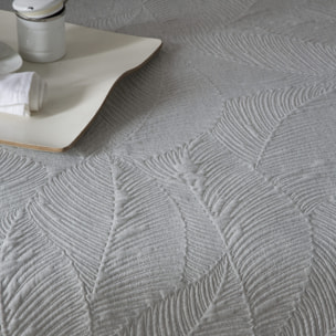 Colcha Jacquard algodón Adriel Aluminio