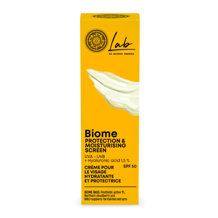 LAB BIOME - Crème visage protectrice SPF50 30ml