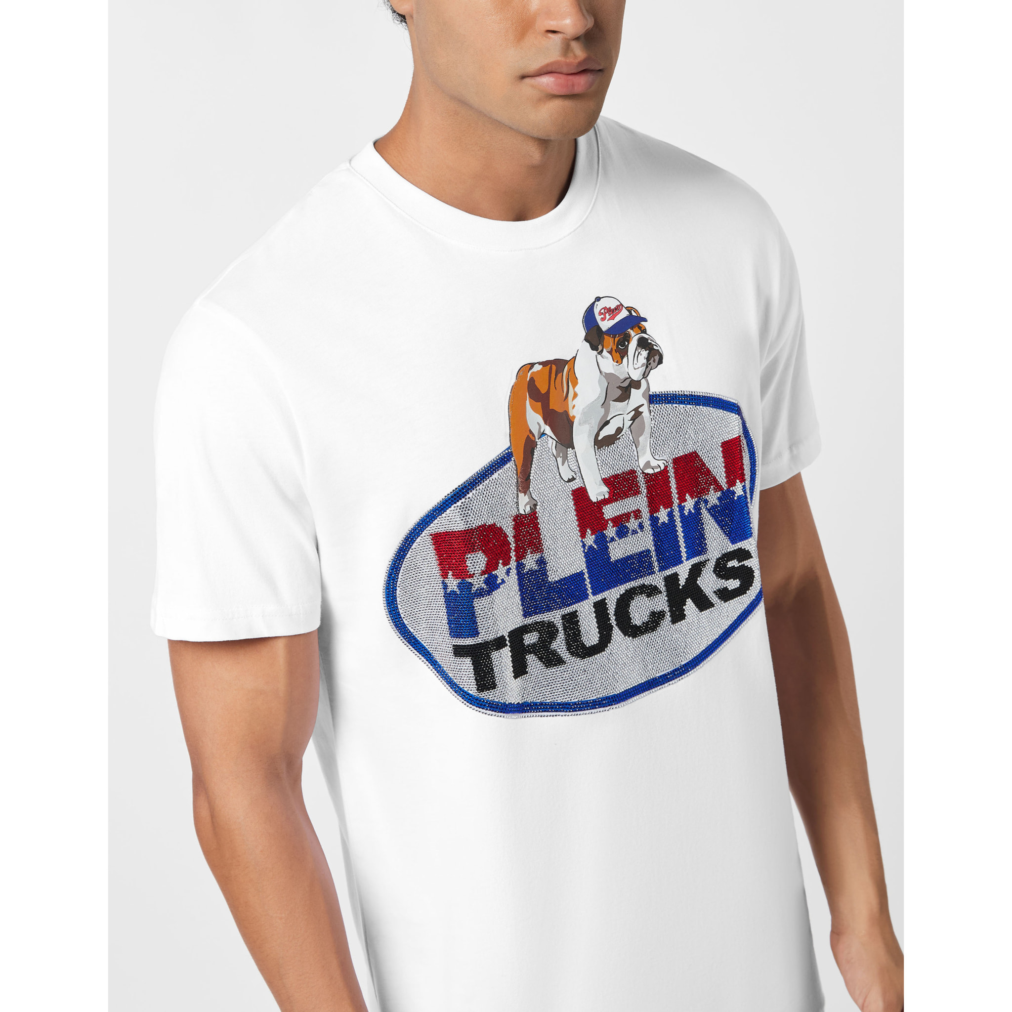 PHILIPP PLEIN Camiseta Cuello Redondo Ss Bulldog