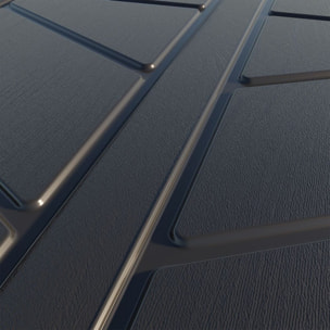 Armadio contenitore alto in resina marrone 125x73x202 cm – Andy