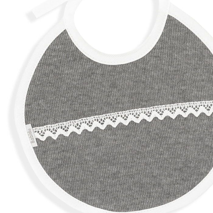 Babero Cinta Nacimiento Canutillo 04 Gris Vigore Talla Uni