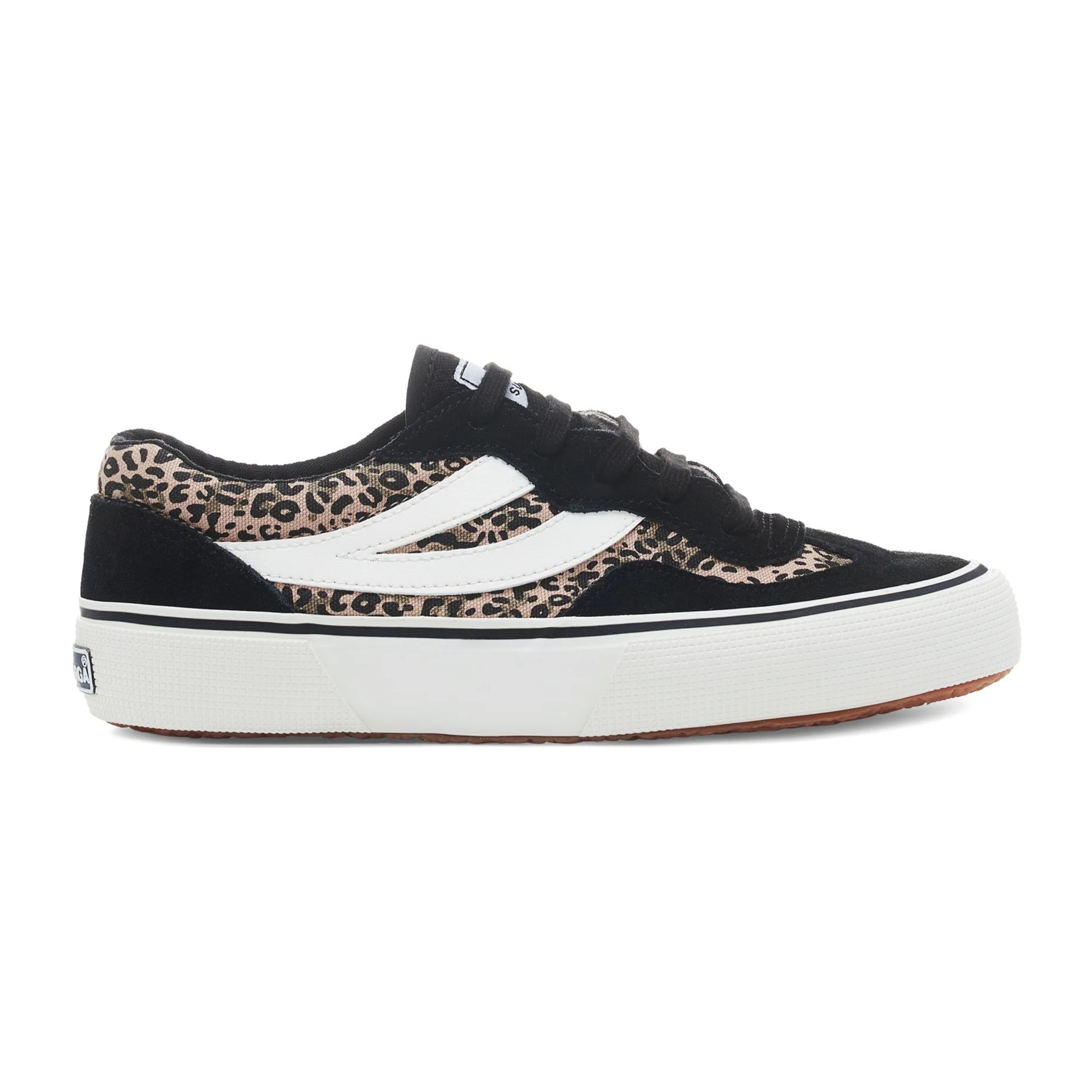 Sneakers Superga Donna Nero 2941 REVOLLEY MICROLEOPARD