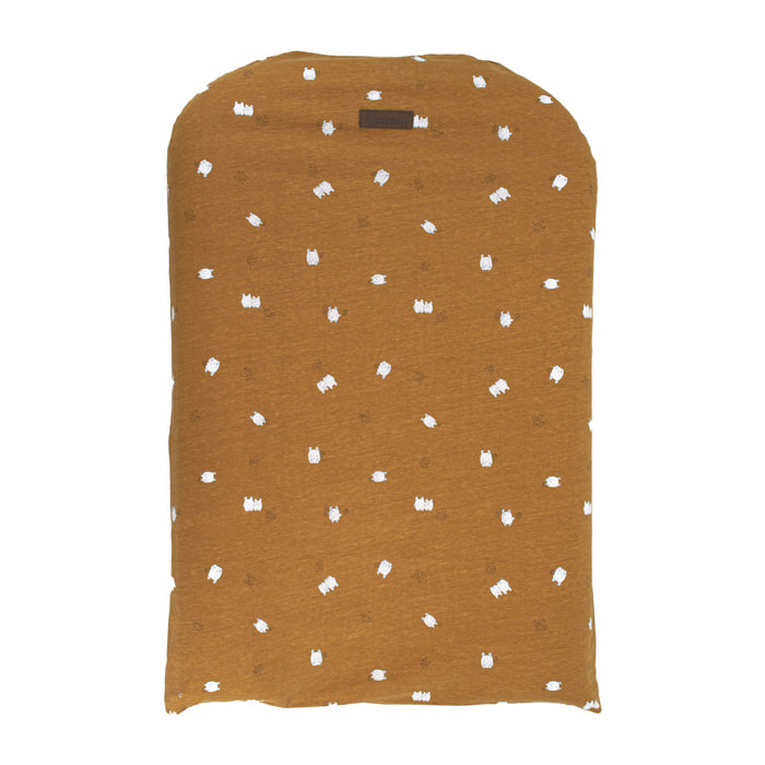 Matelas à langer avec housse motif enfantin - Bronze