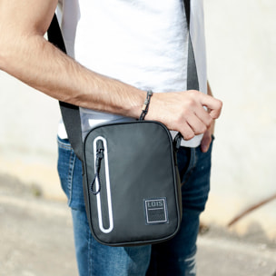 Bandolera Hombre Sintetica Lois Cooper Negro