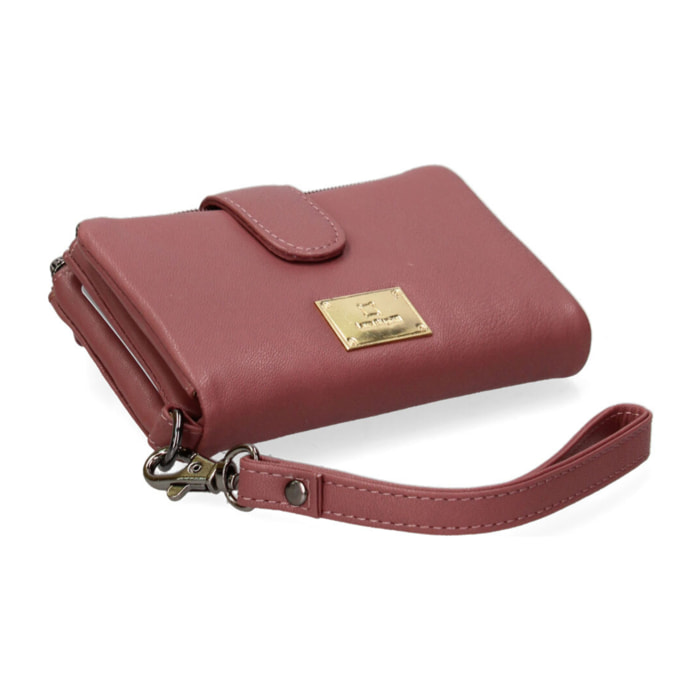Portafoglio da donna In Vera pelle Made in Italy 13,5x10x3 cm