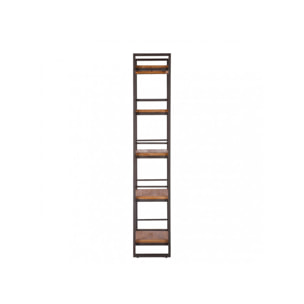 Bibliothèque en bois et métal 5 étagères H.190cm - ATELIER