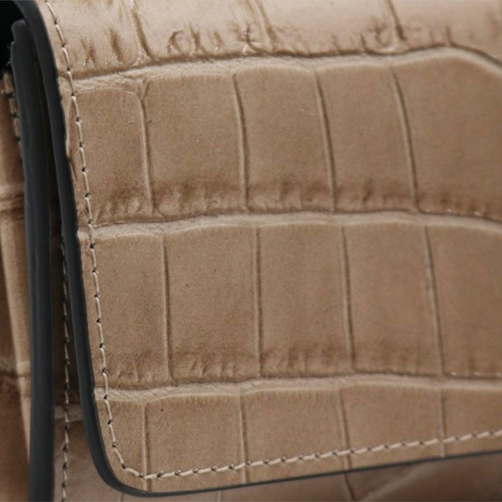 Portafoglio Cheval Firenze Cosmo Mini Croc Taupe