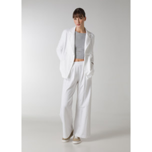 DEHA - Pantalone PALAZZO SWEATPANTS in cotone per donna