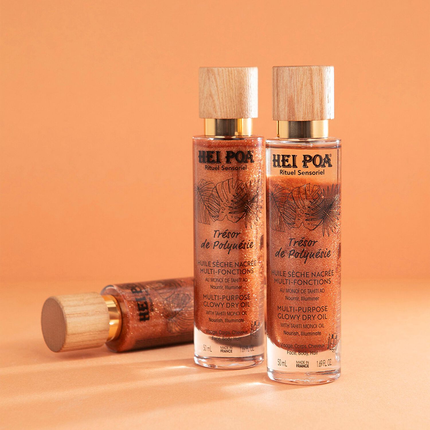 Trésor de Polynésie - Huile Sèche Nacrée Multi-Fonctions 50 ml